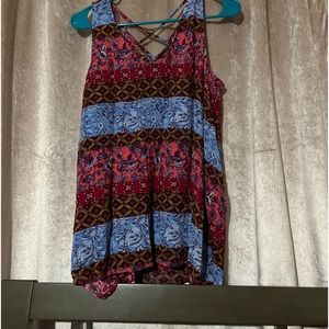 Lane Bryant no sleeve top